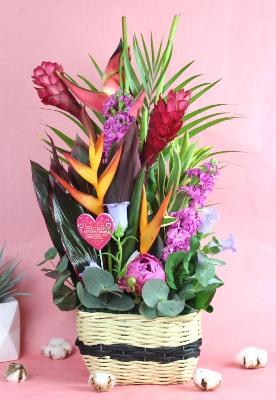 Fête des Mères - Composition de fleurs exotiques
