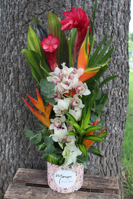 Fête des Mères - Composition de fleurs exotiques