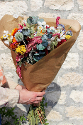 AGATHE - Bouquet de fleurs séchées multicolore
