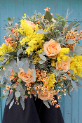 LISBONNE - Bouquet de fleurs jaune